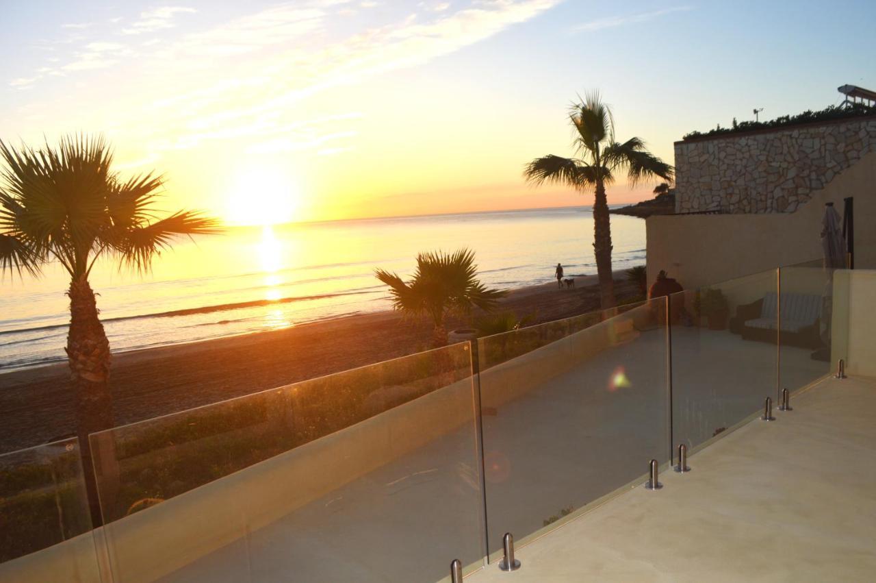 Maravilloso Apartamento Amanecer Cabo A Pie De Playa Y Mar En Chalet Roquetes Alicante Esterno foto