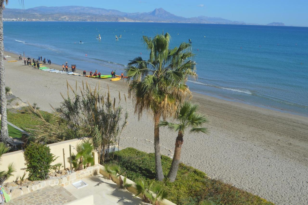 Maravilloso Apartamento Amanecer Cabo A Pie De Playa Y Mar En Chalet Roquetes Alicante Esterno foto