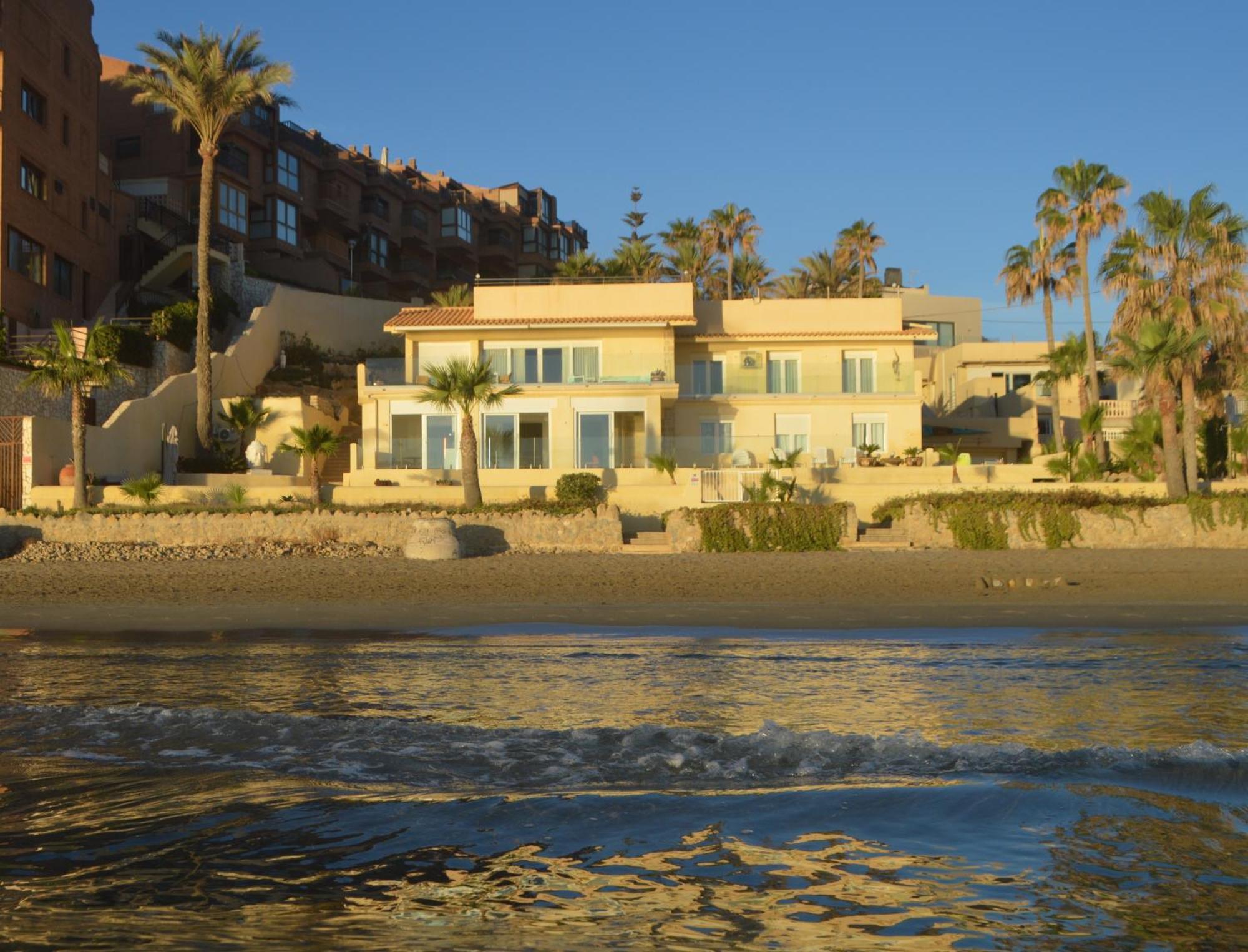 Maravilloso Apartamento Amanecer Cabo A Pie De Playa Y Mar En Chalet Roquetes Alicante Esterno foto